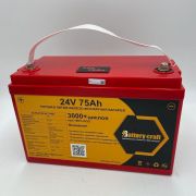 Аккумулятор LiFePO4 24 в 75 ач (п)